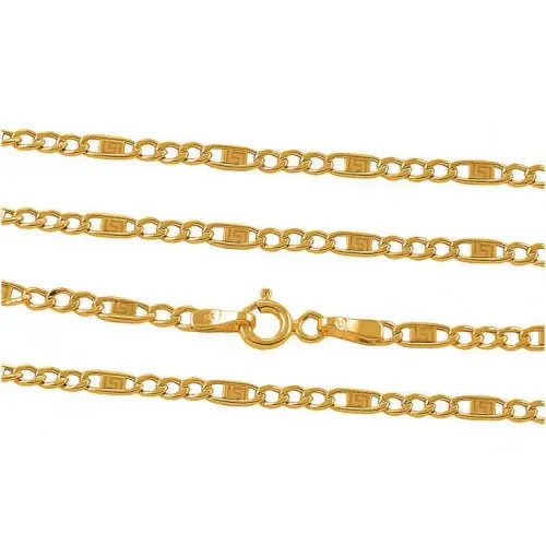 Złoty łańcuszek z greckim wzorem złoto 333