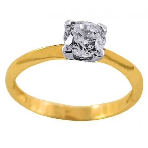 Brylantowy pierścionek złoto 585