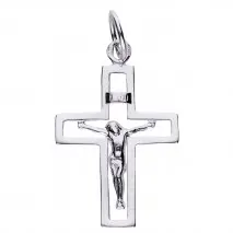 Srebrny krzyżyk z postacią srebro 925
